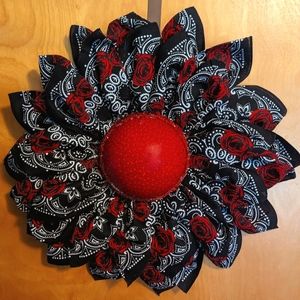 Rose Bandana Wreath
